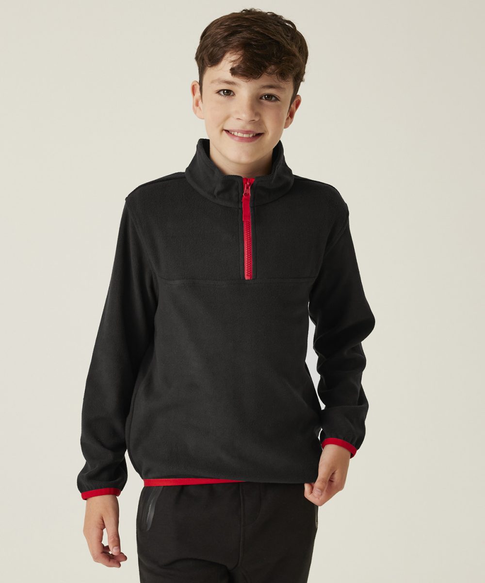 Kids half-zip microfleece