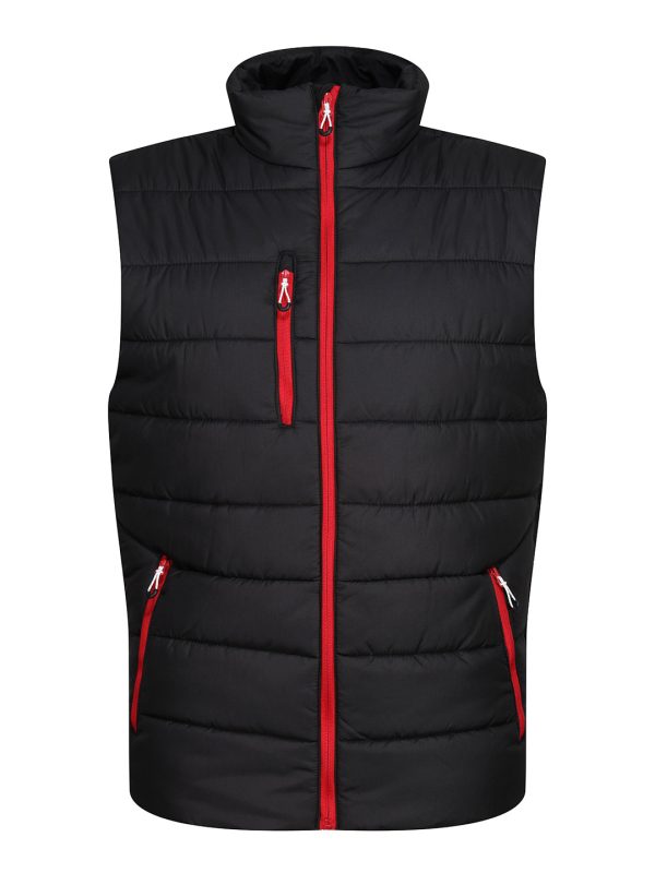 Black/Classic Red Navigate thermal bodywarmer