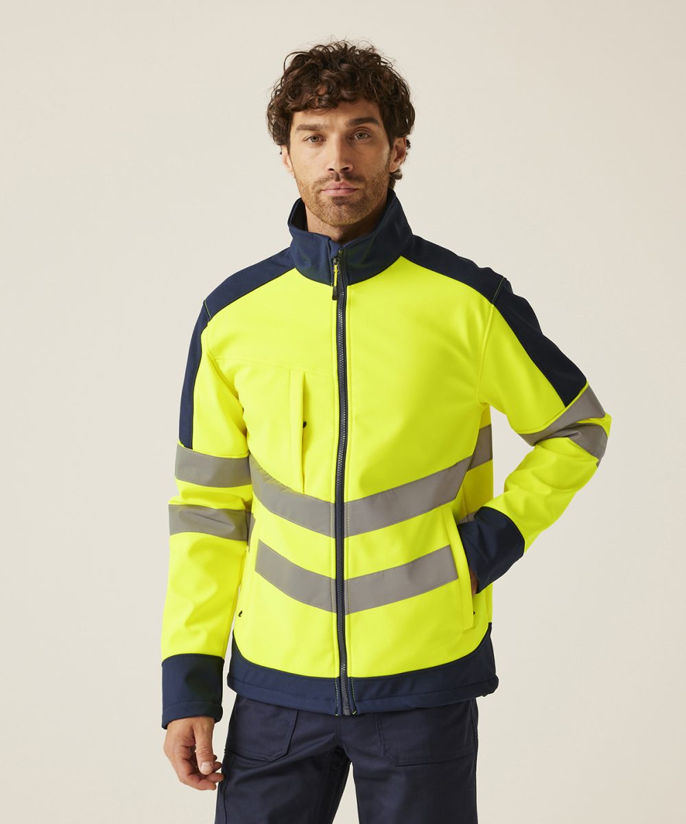 High-vis pro softshell