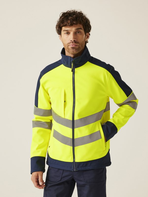 High-vis pro softshell