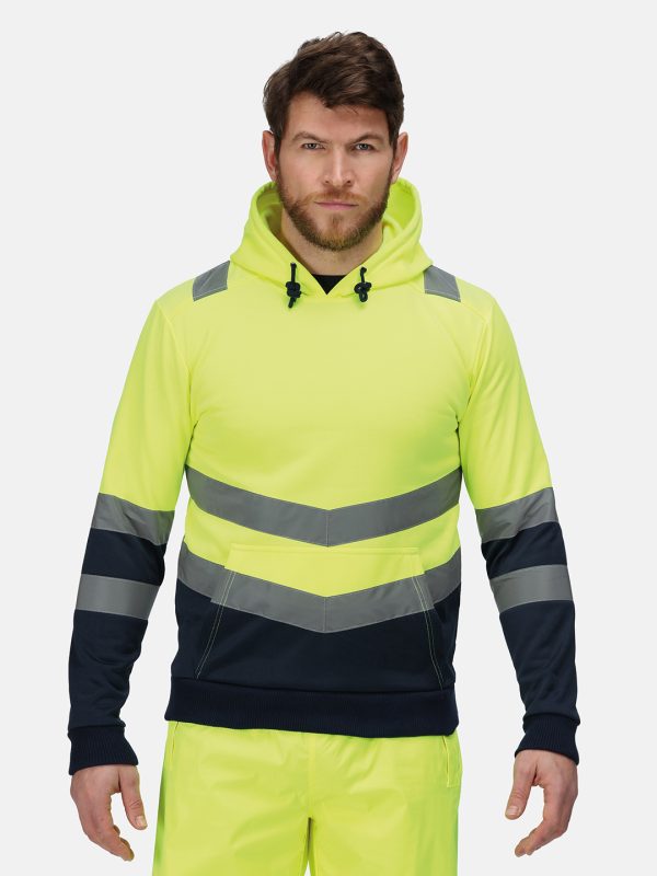 Pro hi-vis overhead hoodie