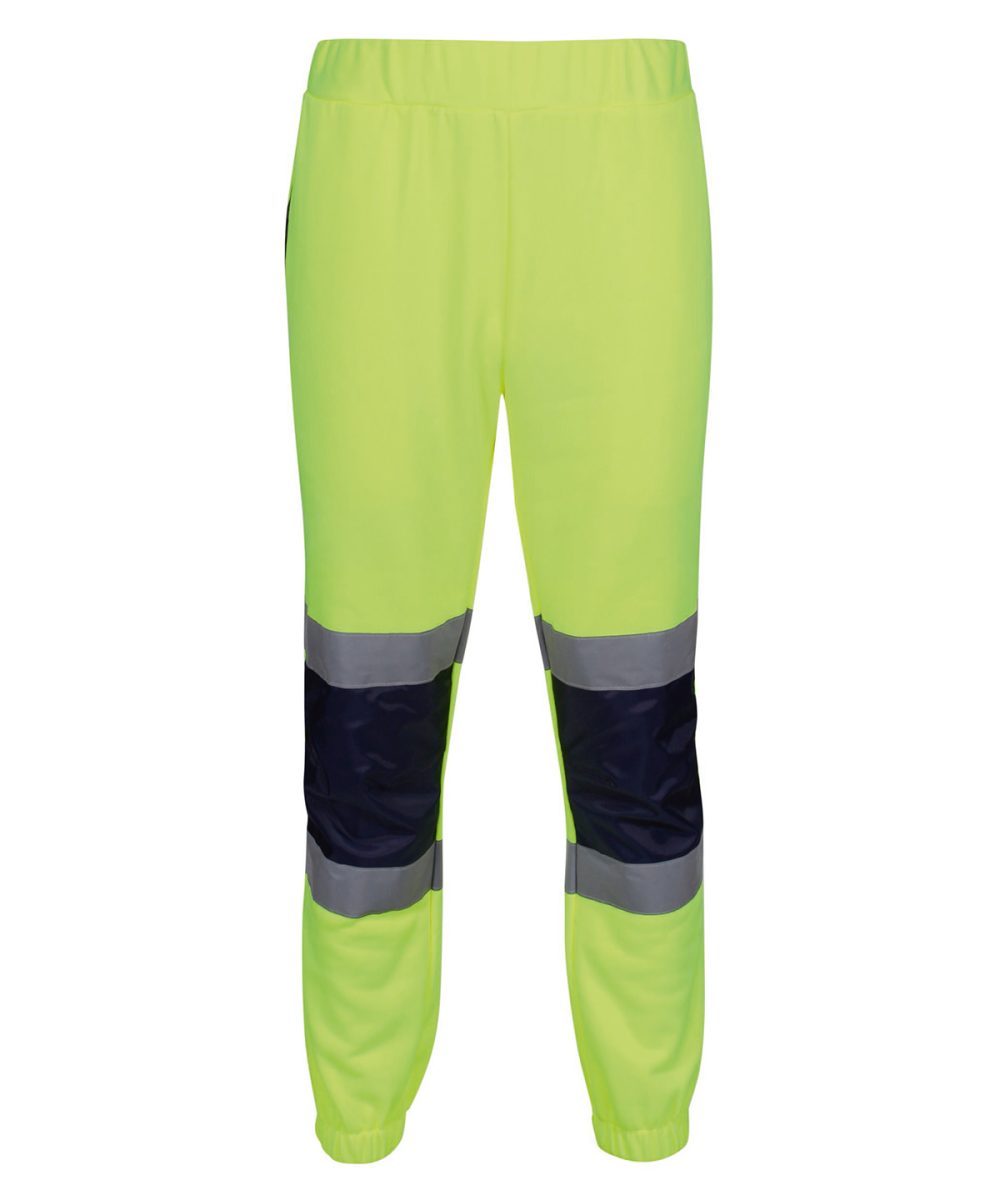 Yellow/Navy Pro hi-vis joggers