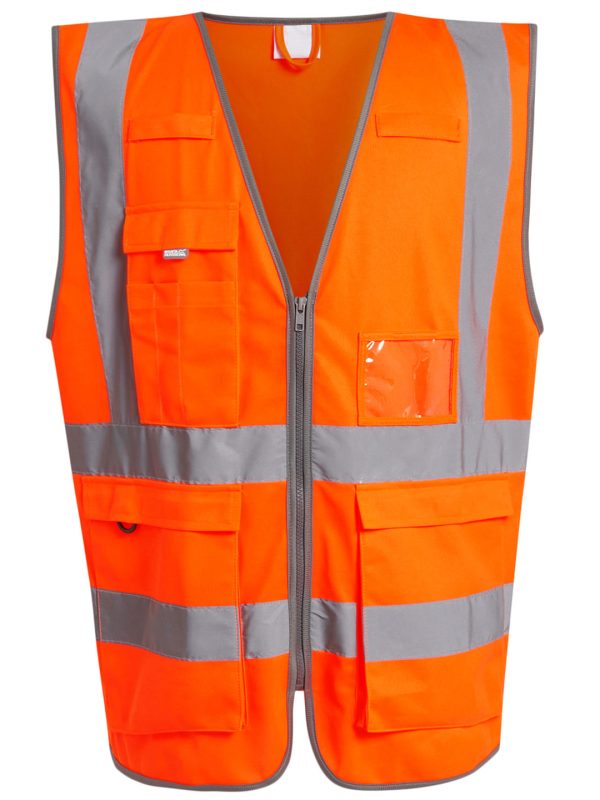 Orange Pro hi-vis executive vest