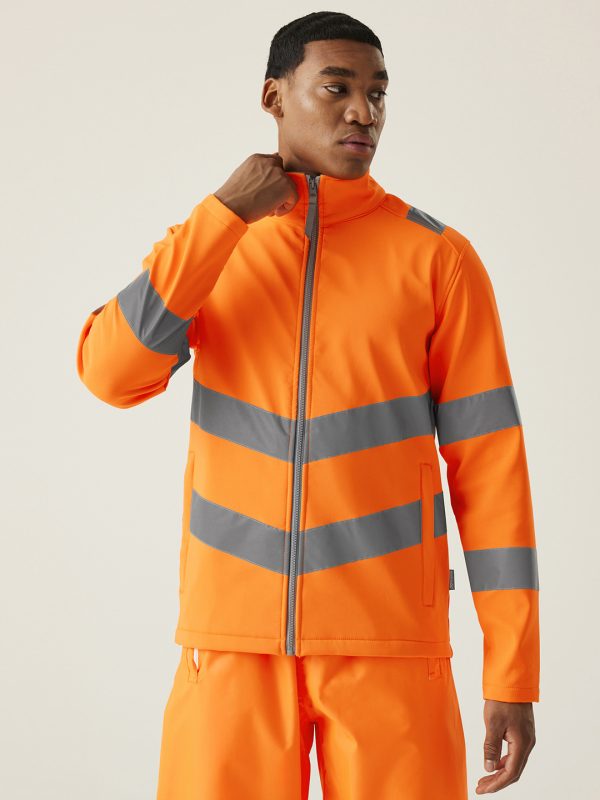 Hi-vis Pro contract Ablaze 2-layer softshell