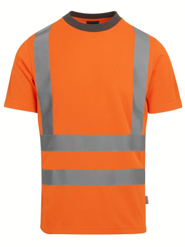 Orange Hi-vis Pro contract t-shirt