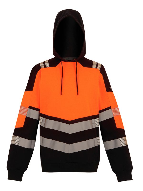 Black/Orange Hi-Vis X-Pro Hoodie (Class 2)