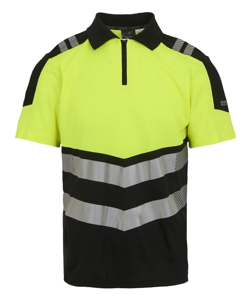 Black/Yellow Hi-Vis X-Pro Polo (Class 1)