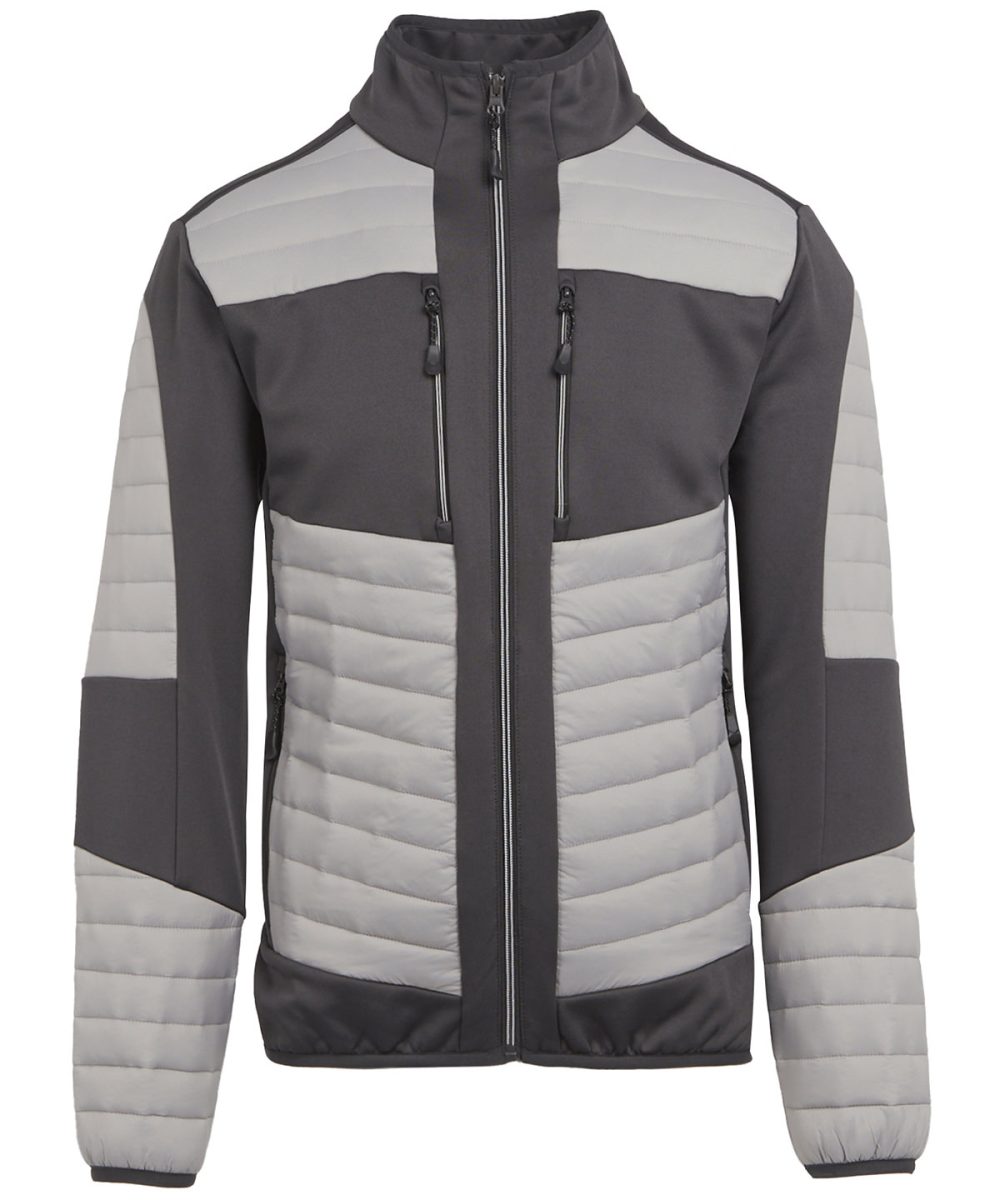 Mineral Grey/Ash E-Volve unisex thermal hybrid jacket