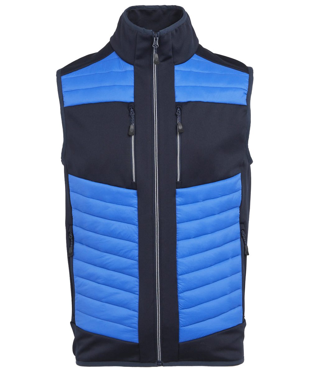 Strong Blue/Navy E-Volve unisex thermal hybrid bodywarmer