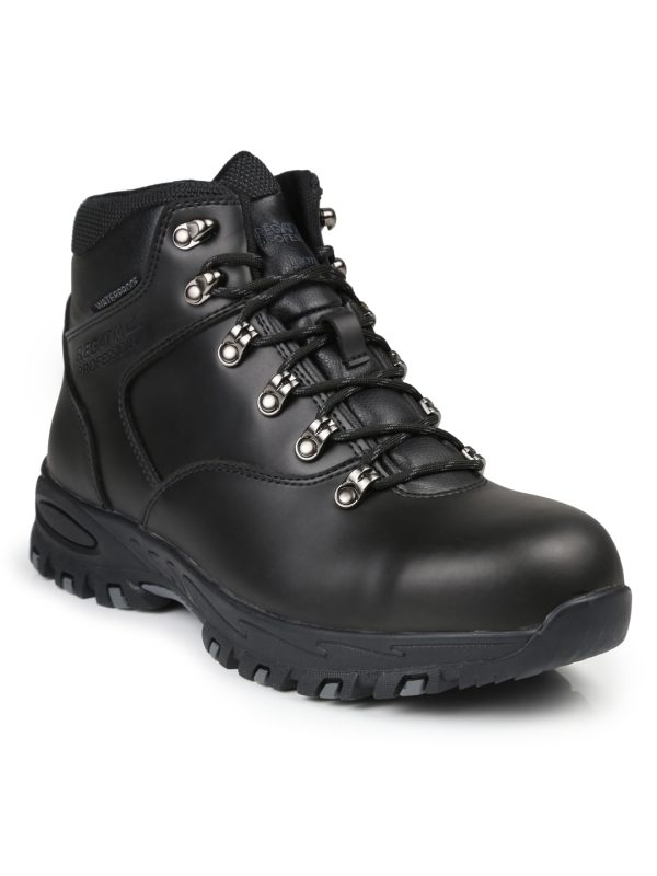 Black Gritstone S3 safety hiker boot