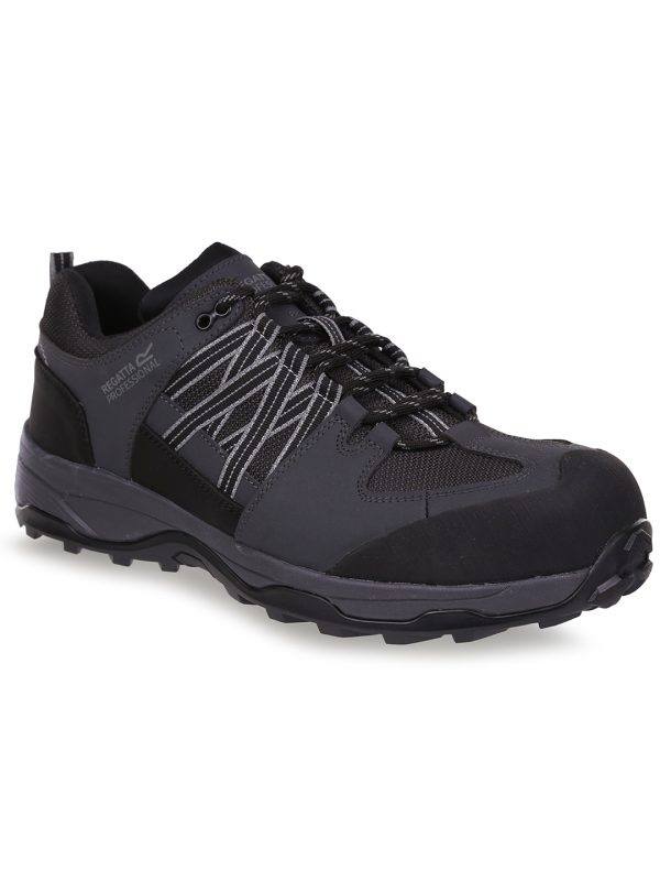 Black/Briar Claystone S3 safety trainers