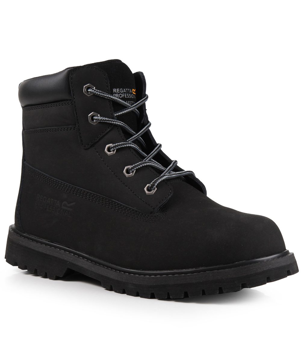 Black Expert S1P honey safety boots