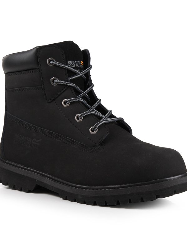 Black Expert S1P honey safety boots