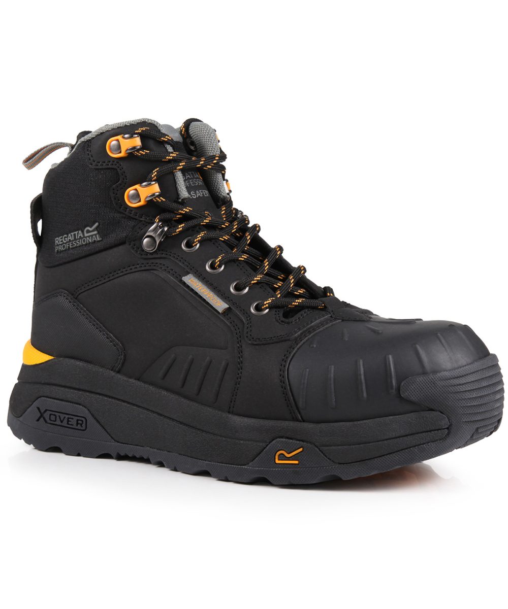 Black Exofort S3 X-over waterproof insulated safety hikers