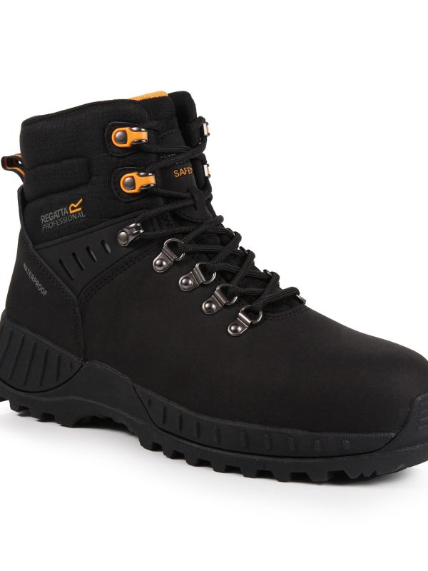 Black Grindstone S3 waterproof safety boots