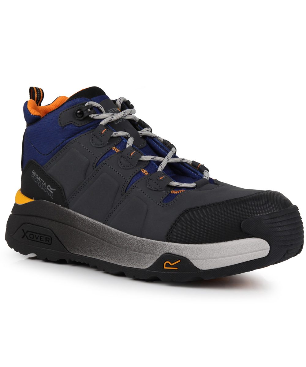 Twilight Blue/Gunmetal Hyperfort S1P X-over metal-free safety hikers