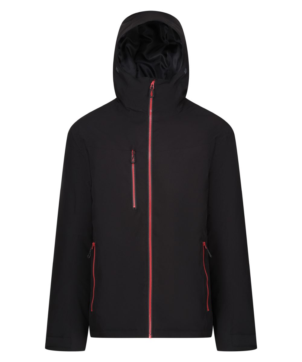 Black/Classic Red Navigate waterproof insulated jacket