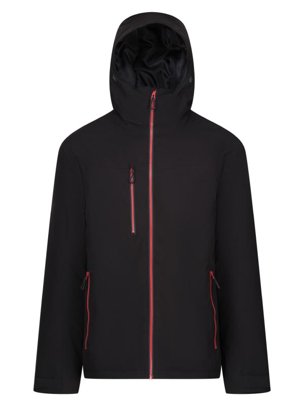 Black/Classic Red Navigate waterproof insulated jacket