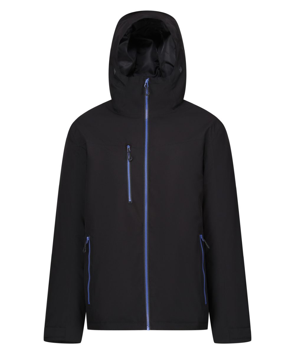 Black/New Royal Navigate waterproof insulated jacket