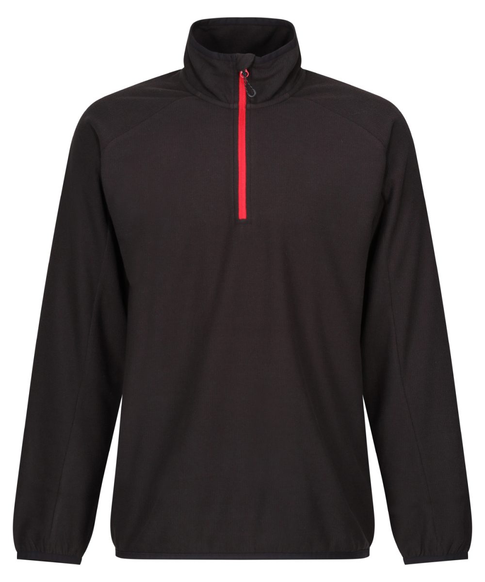 Black/Classic Red Navigate half-zip fleece