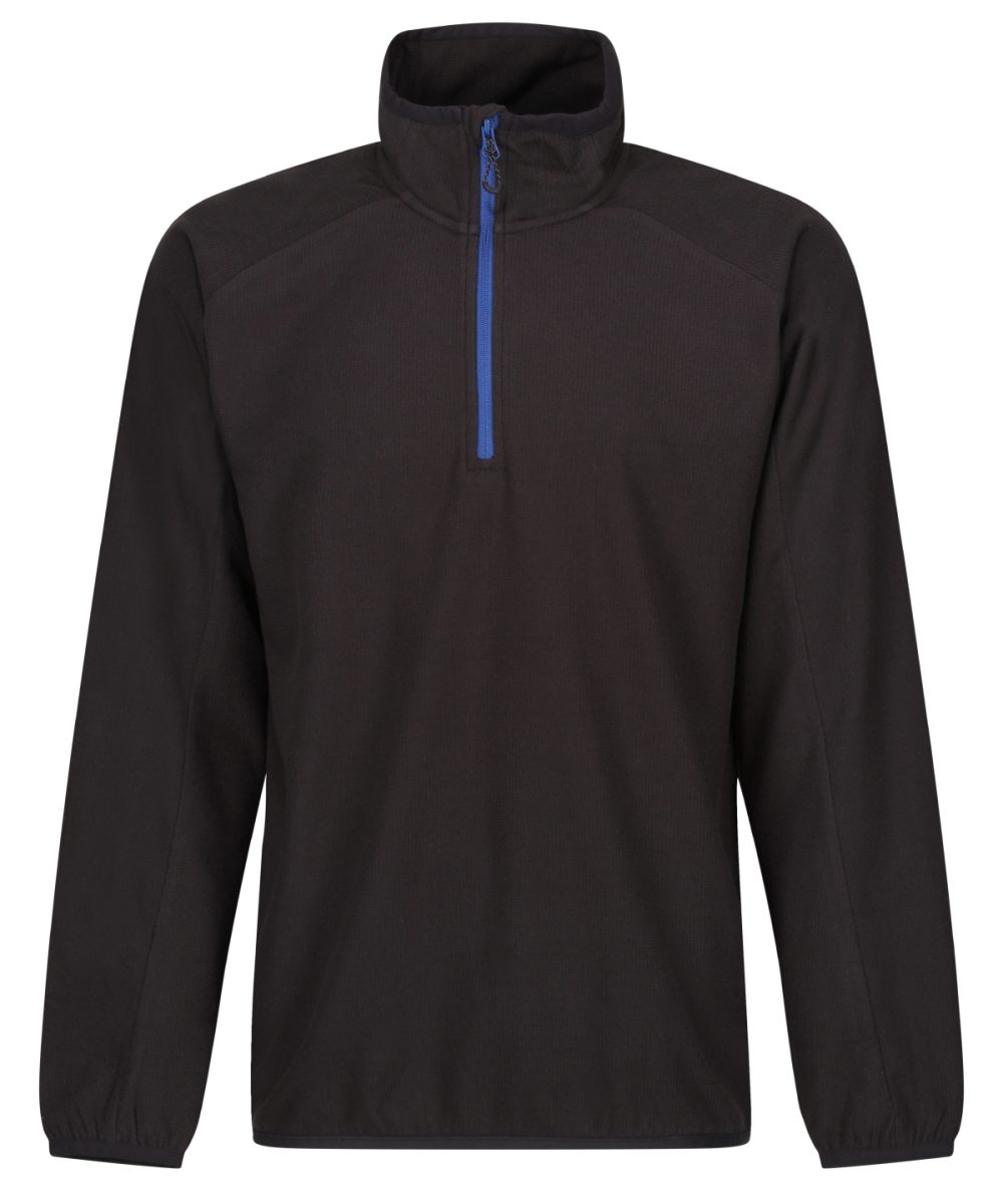 Black/New Royal Navigate half-zip fleece