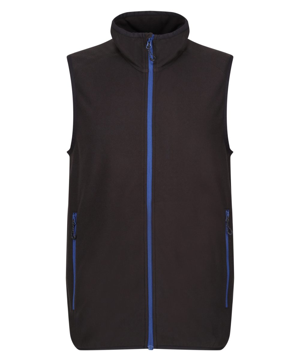 Black/New Royal Navigate fleece bodywarmer