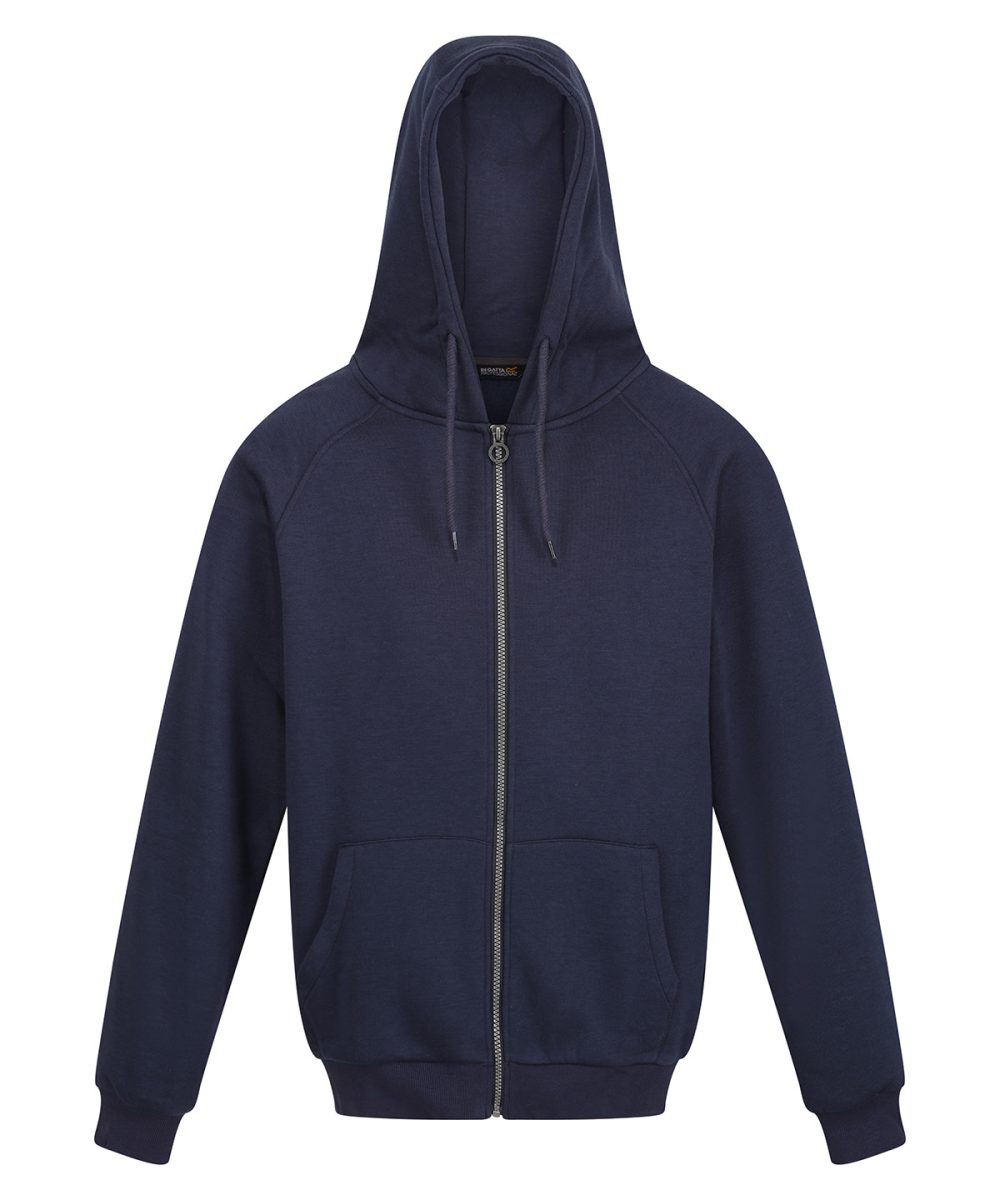 Navy Pro full-zip hoodie