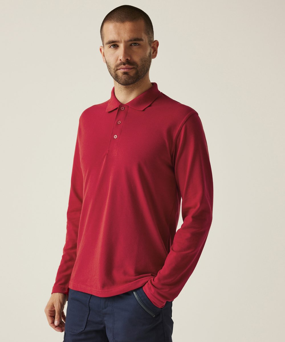 Pro 65/35 long sleeve polo