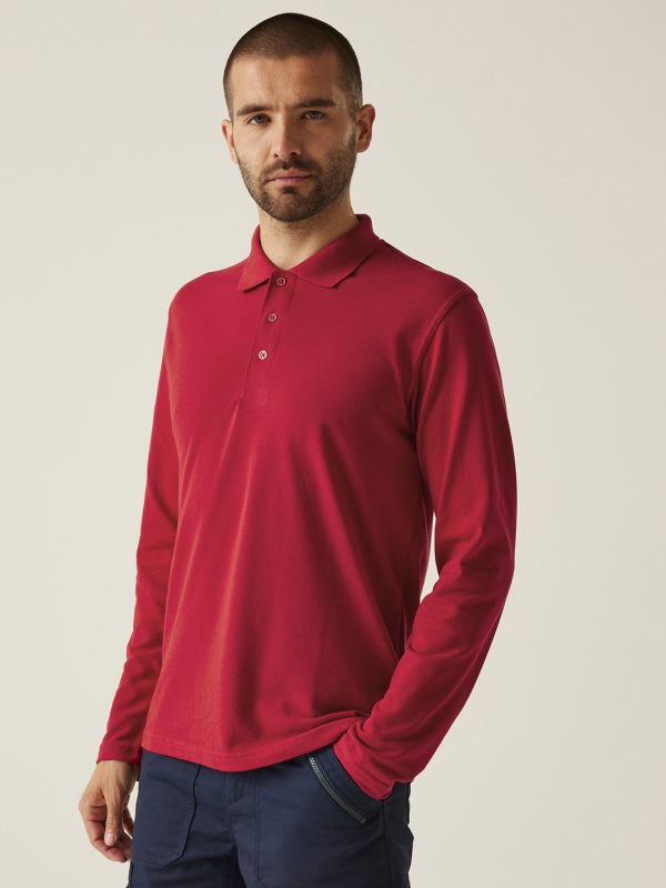 Pro 65/35 long sleeve polo