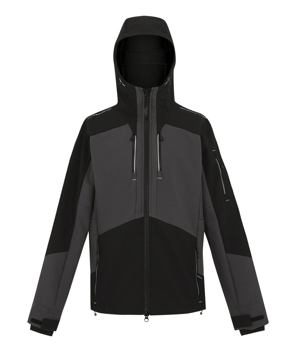 Slate Grey/Black 4-Tex stretch 3-layer softshell jacket