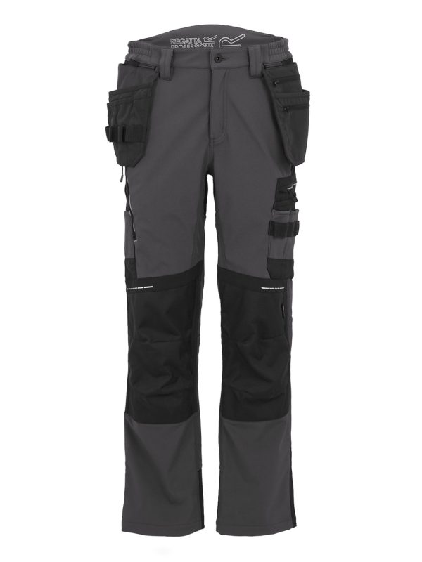 Slate Grey/Black 4-Tex stretch holster trousers