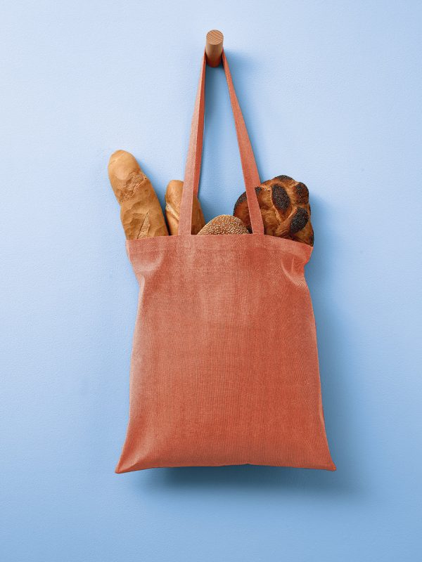 Recycled cotton shopper long handle