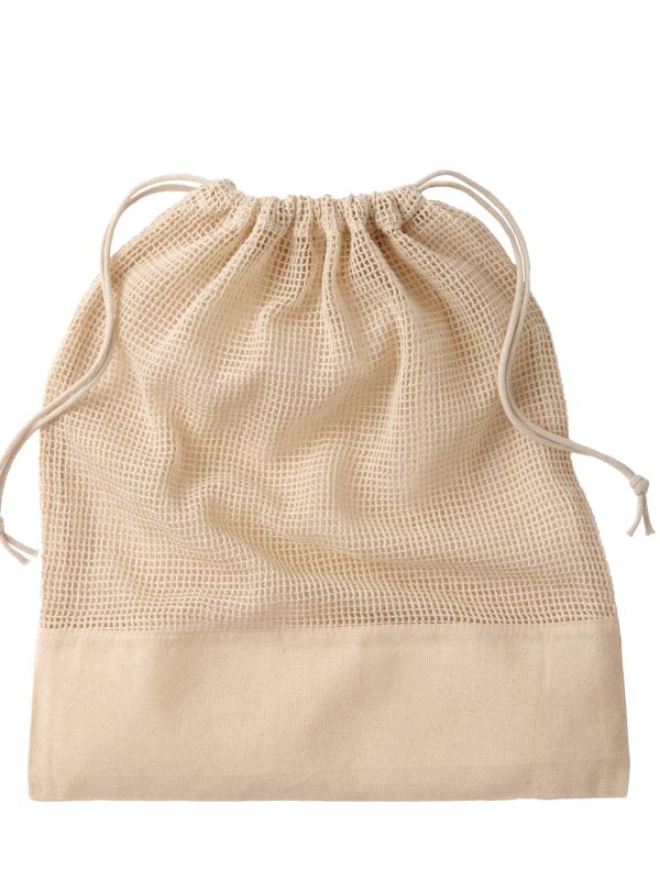 Natural Cotton mesh bag