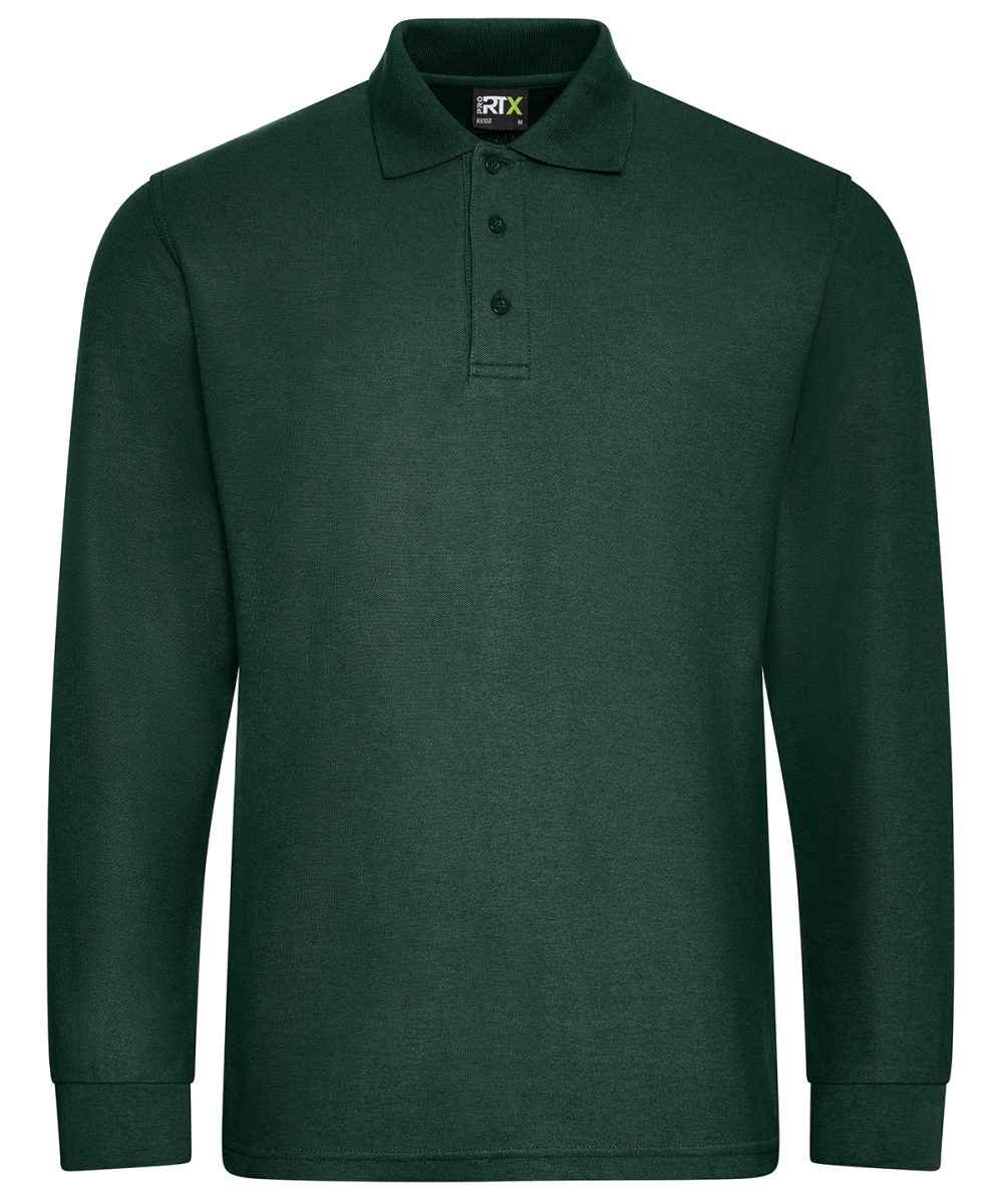 Bottle Green Pro long sleeve polo