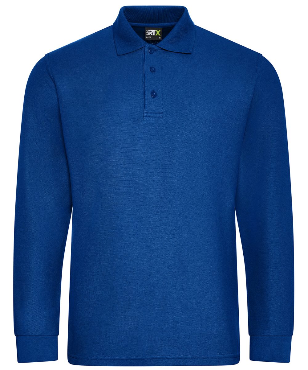 Royal Blue Pro long sleeve polo