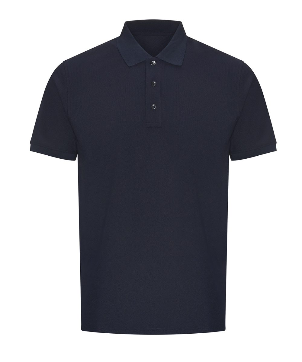 Navy Pro wicking polo