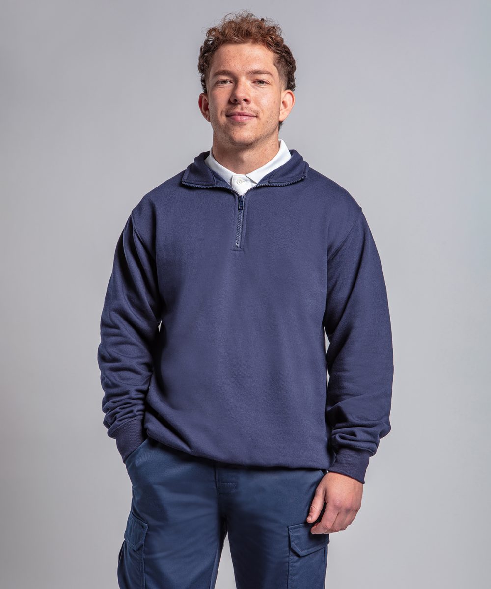 Pro ¼-neck zip sweatshirt