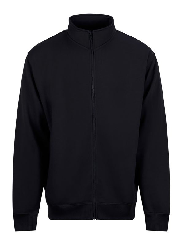 Black Pro full-zip sweatshirt