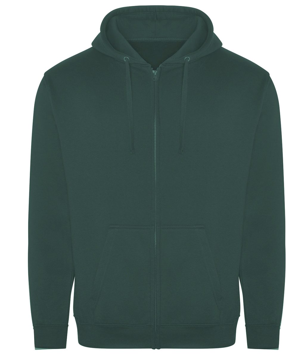 Bottle Green Pro zip hoodie