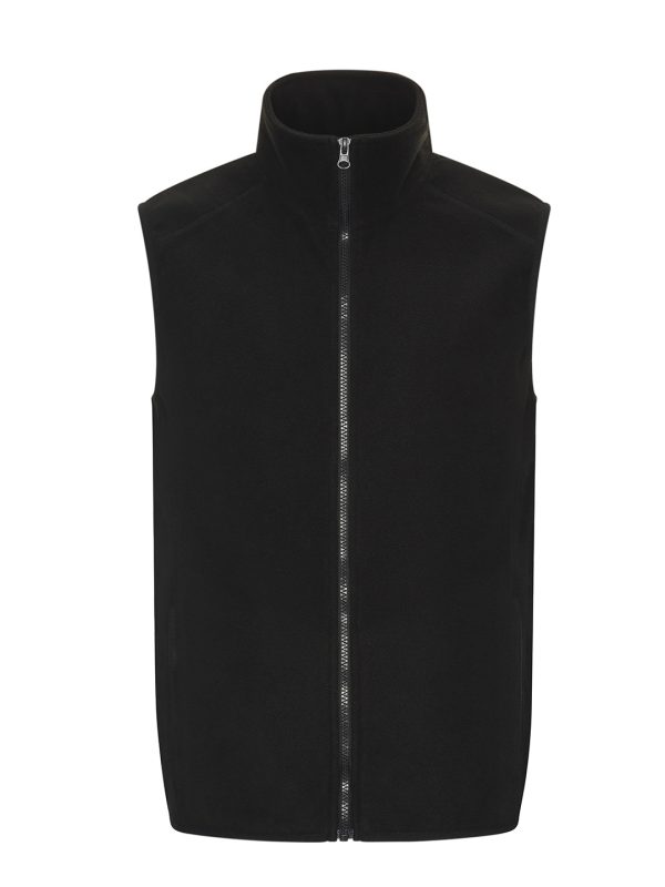 Black Pro fleece gilet