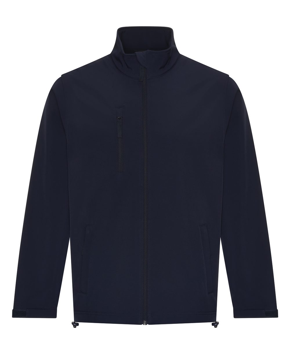 Navy Pro three-layer softshell jacket