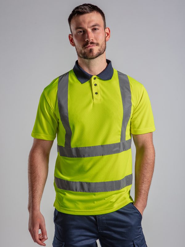 High visibility polo