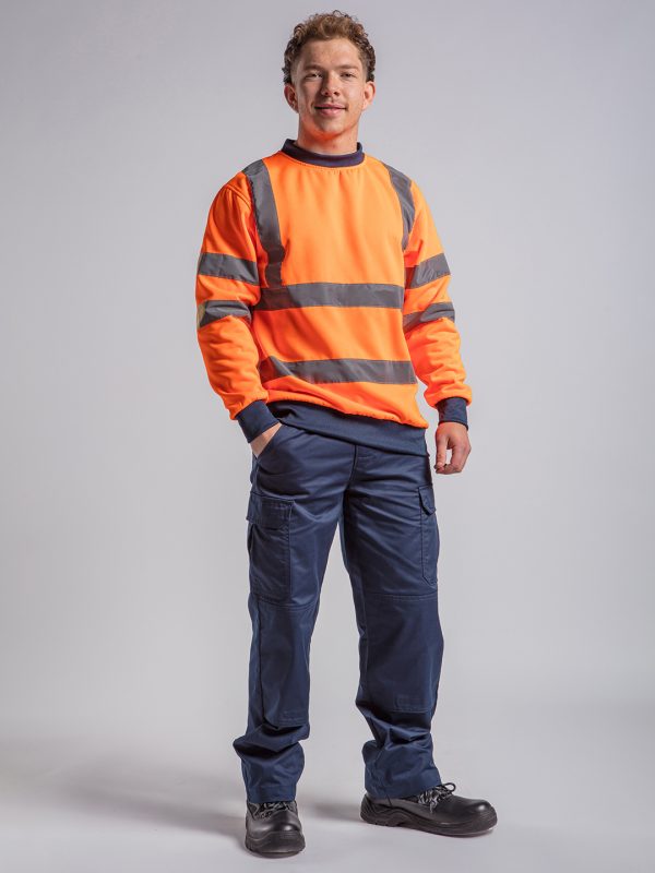 High visibility sweatshirt