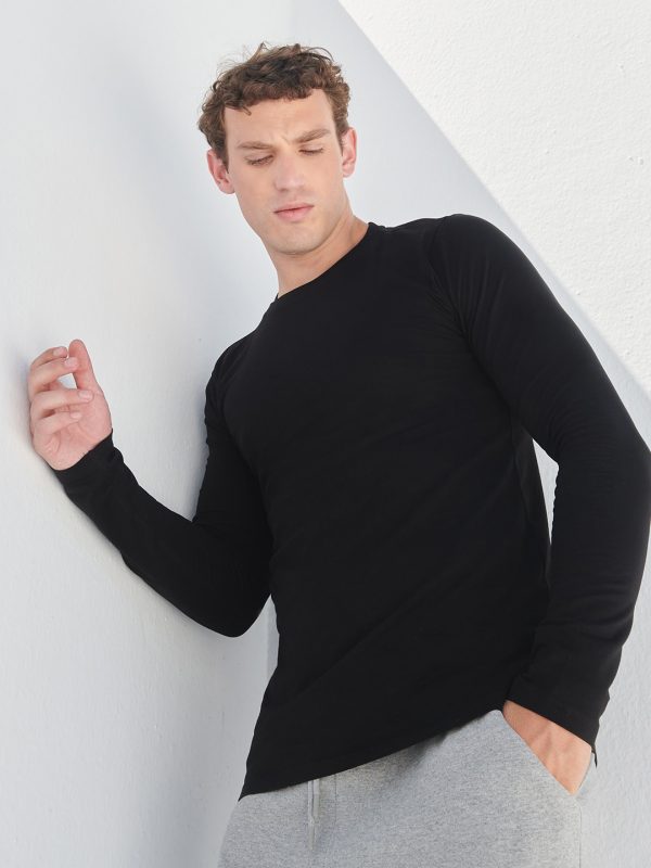 Feel good long sleeved stretch t-shirt