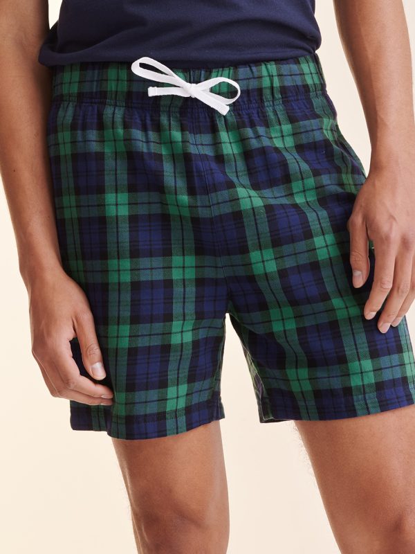 Tartan lounge shorts