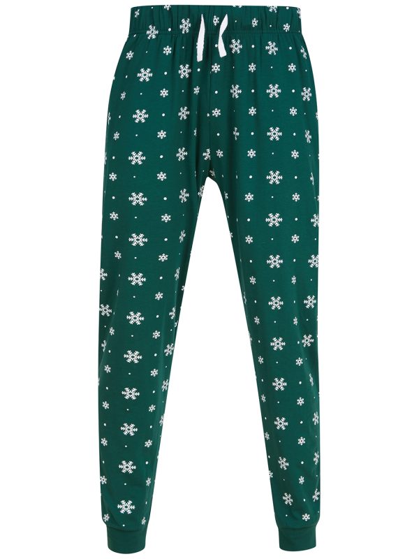 Bottle/White Snowflakes Lounge pants