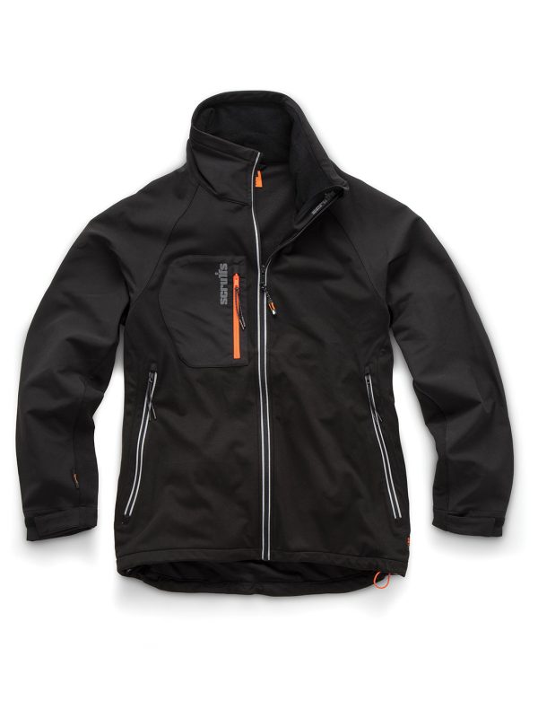 Black Trade Flex softshell jacket