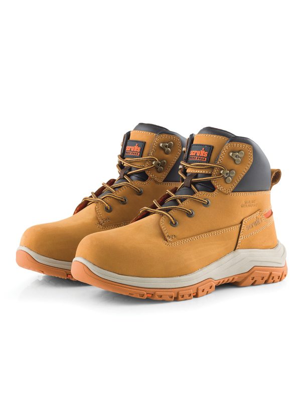 Tan Ridge safety boots