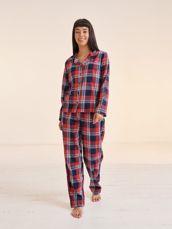 Women's tartan lounge Set