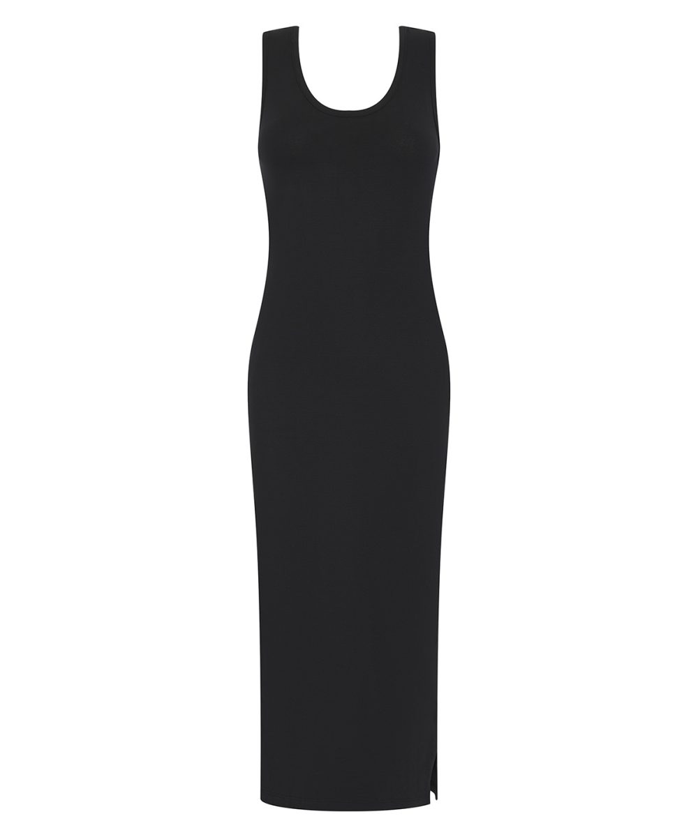 Black Women’s racerback midi dress